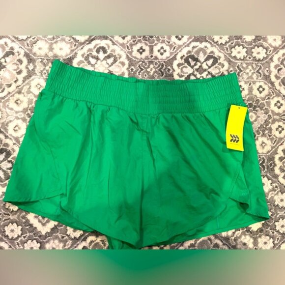 all in motion Pants - All In Motion Green Run Shorts